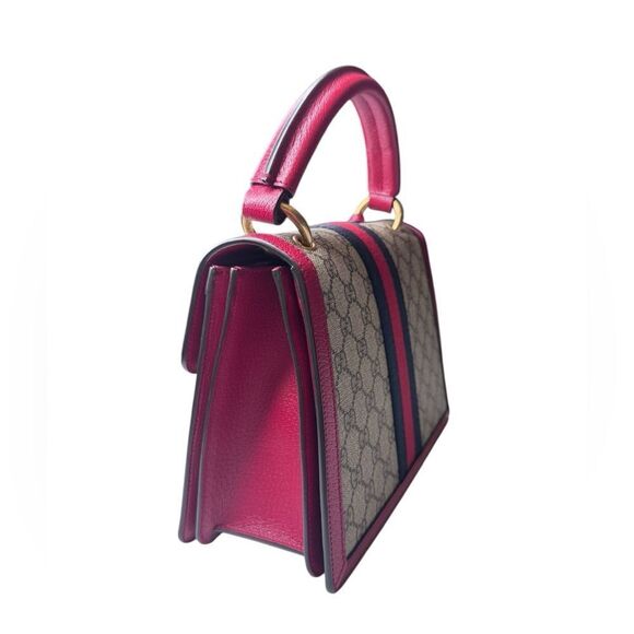 Gucci GG Supreme Monogram Small Queen Margaret Top Handle Bag - Picture 6 of 15